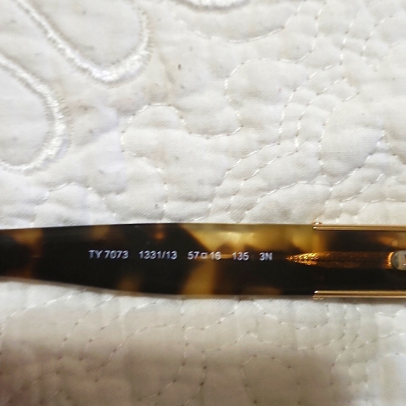 Tory Burch prescription bifocal sunglasses, with case, and a smaller case - Picture 8 of 12